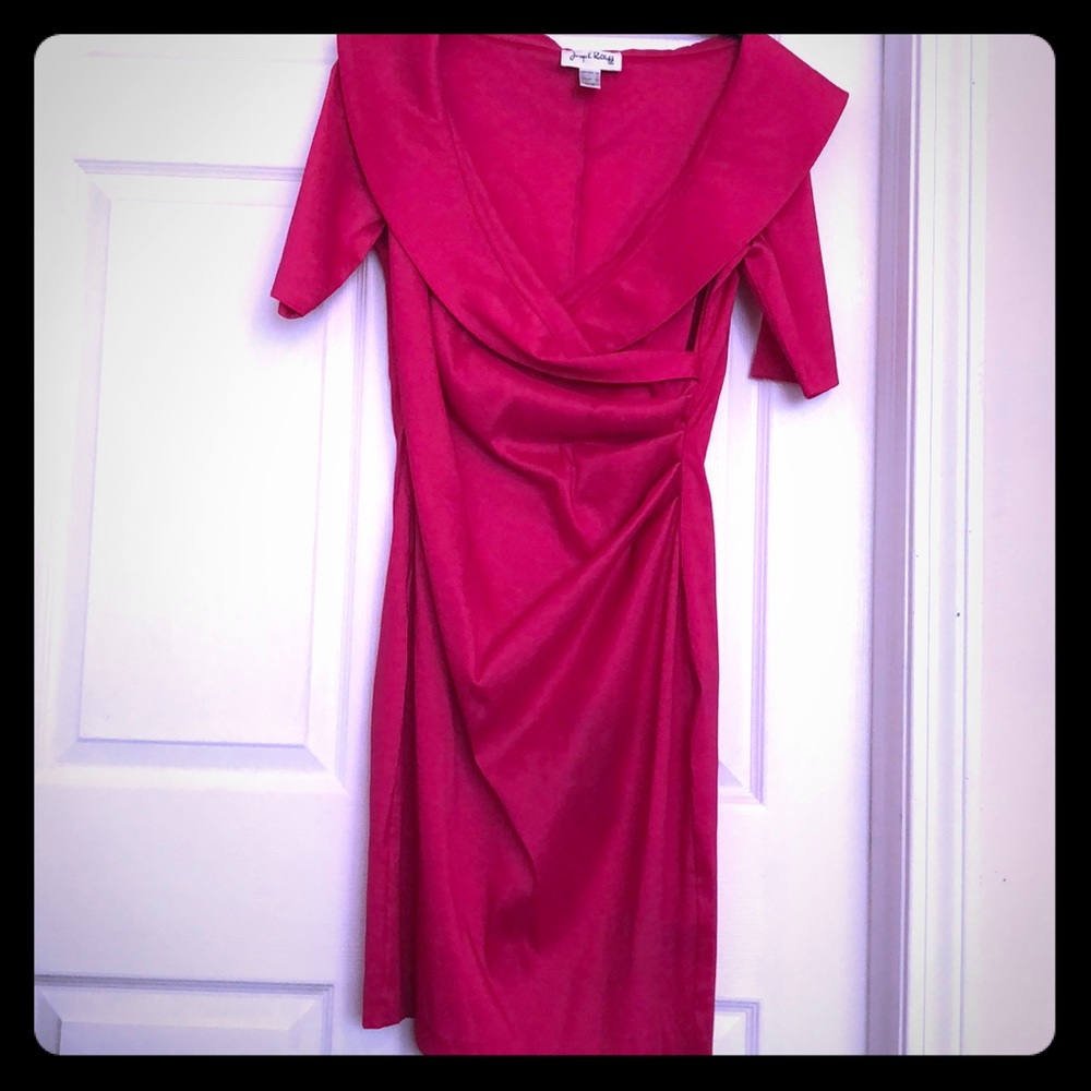 Joseph Ribkoff fuchsia size 12 dress